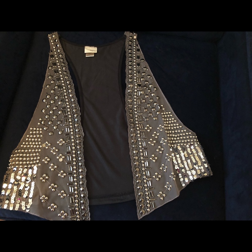 Daytrip Sequin Trim Vest